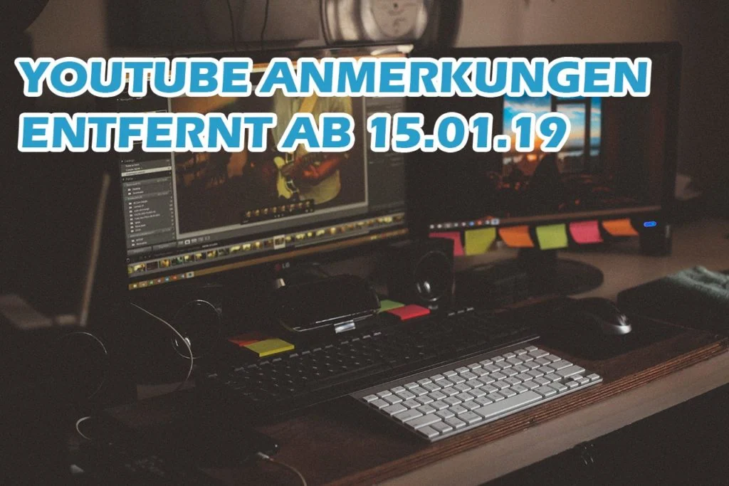 Social Media YouTube Infokarten statt Anmerkungen